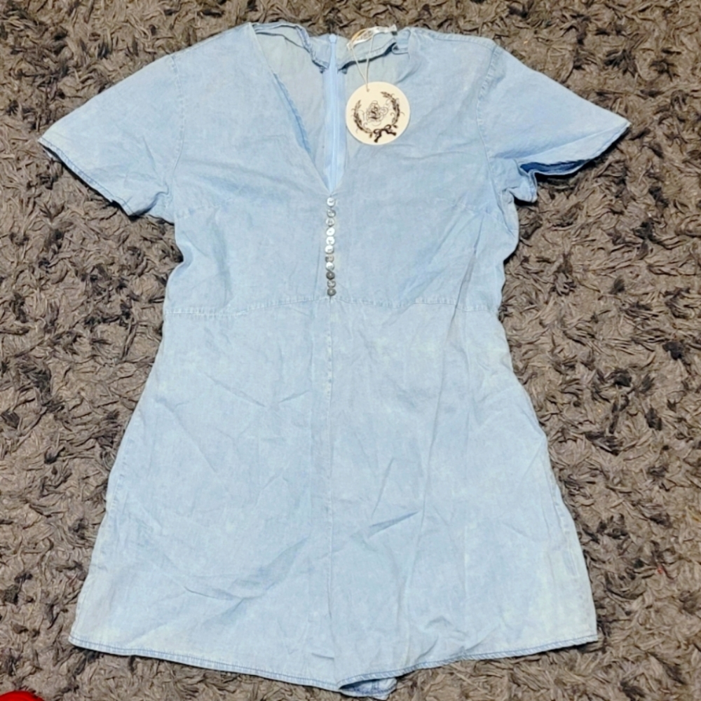 Blue romper
